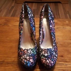 Shi by Journeys Dee Heel: Multicolored